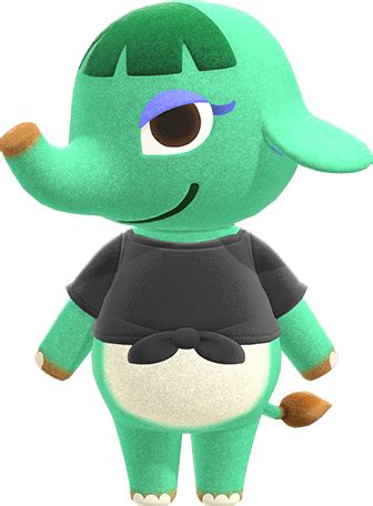 animal crossing opal|acnh elephant villager.